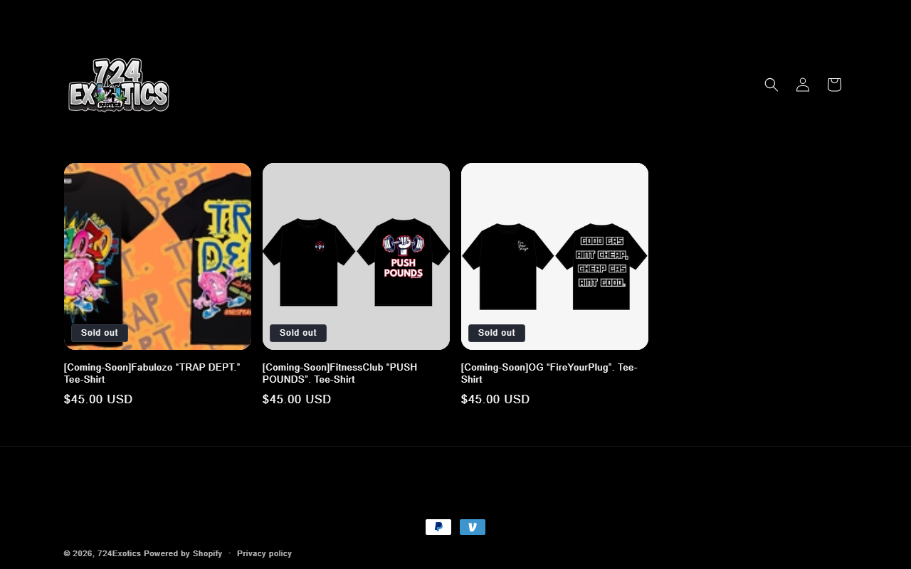 724exotics.com screenshot