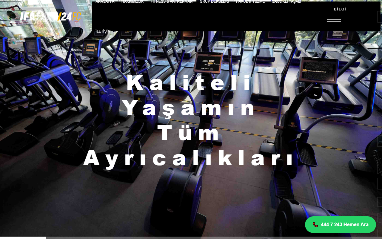 724fitnessclub.com screenshot
