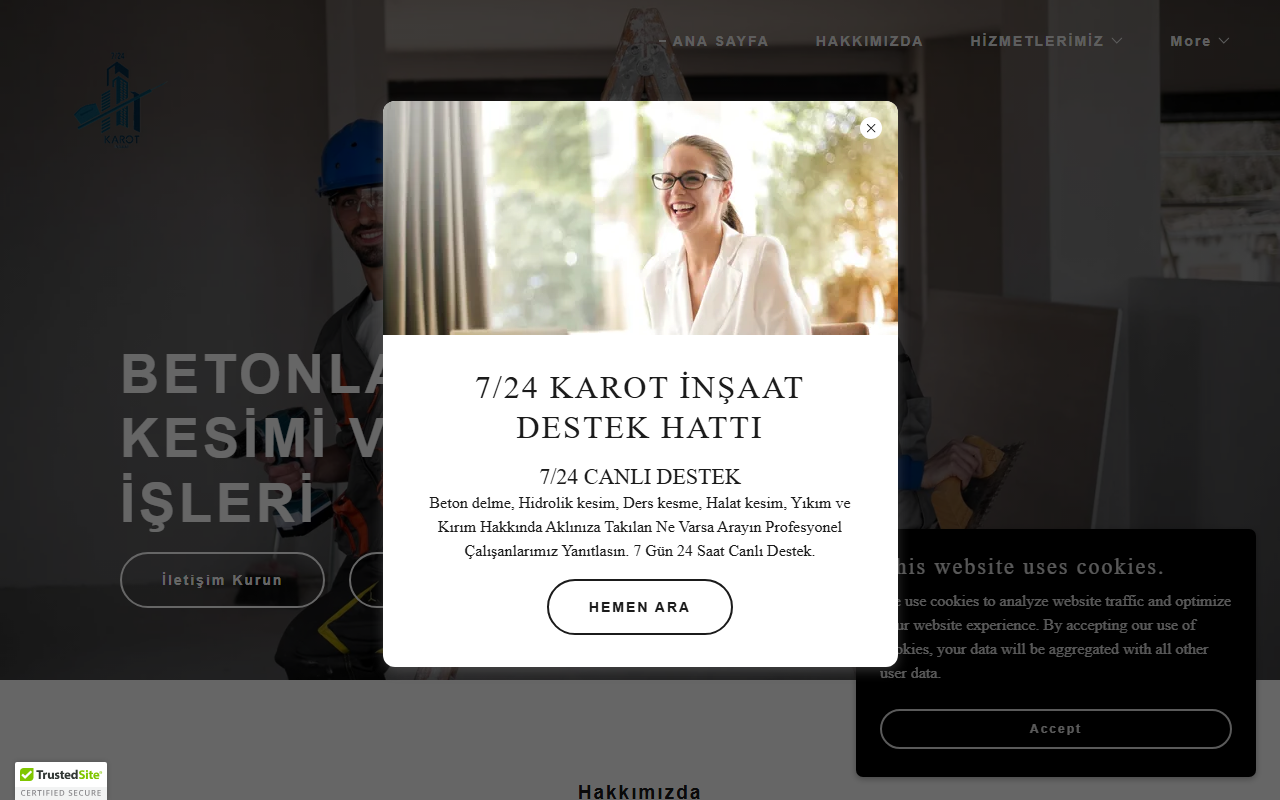 724karotinsaat.com screenshot
