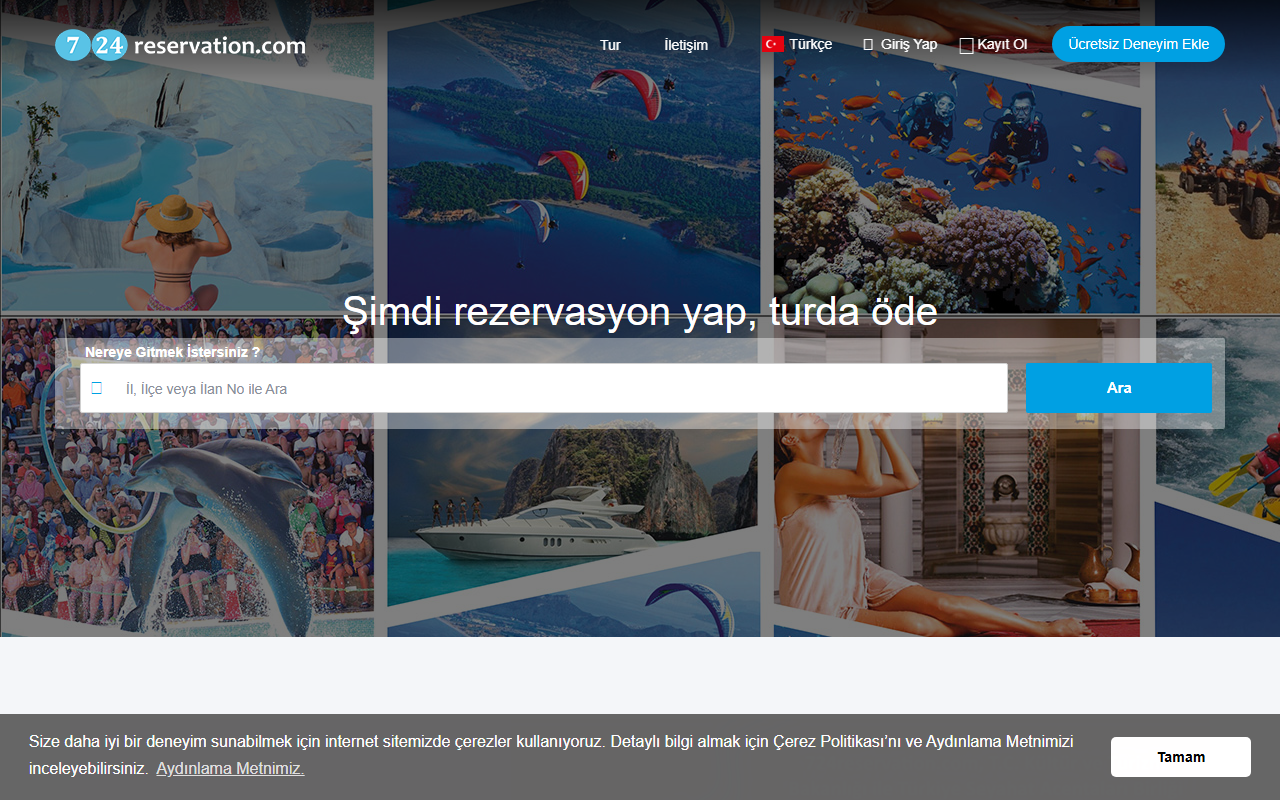 724reservation.com screenshot