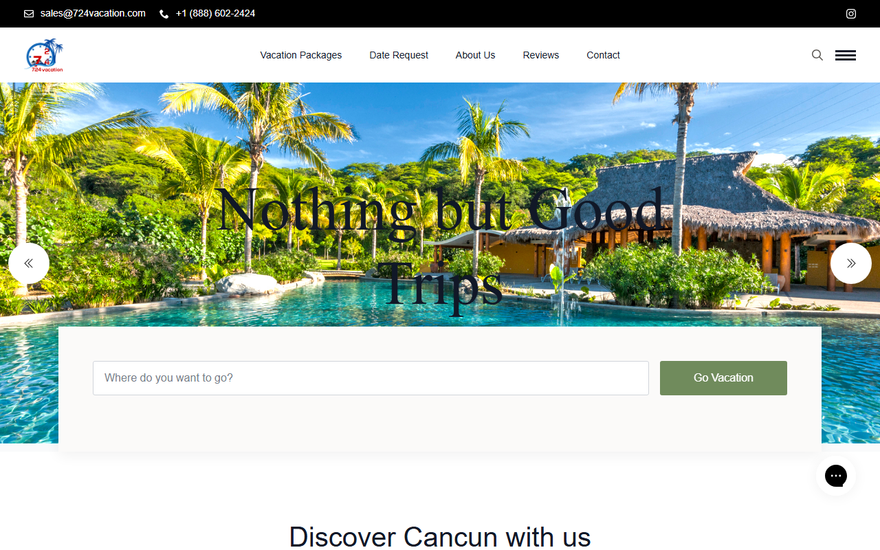 724vacation.com screenshot