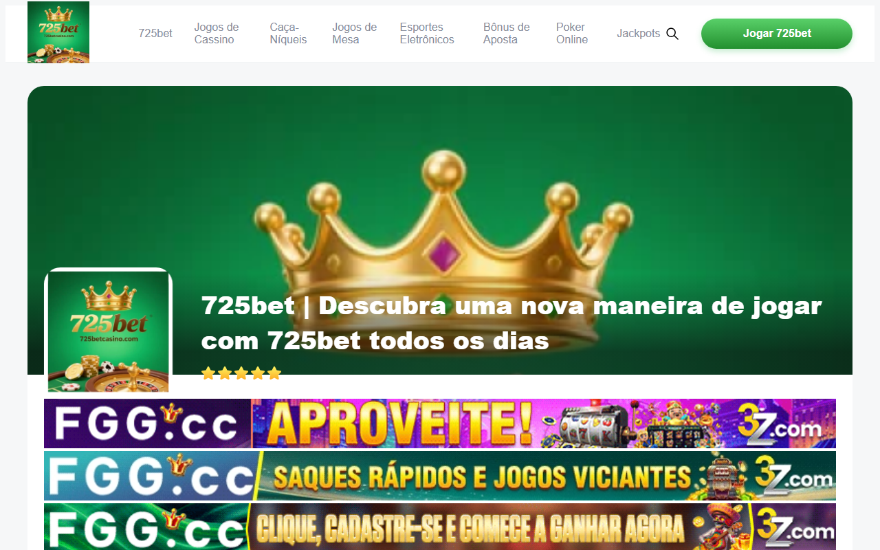 725betcasino.com screenshot