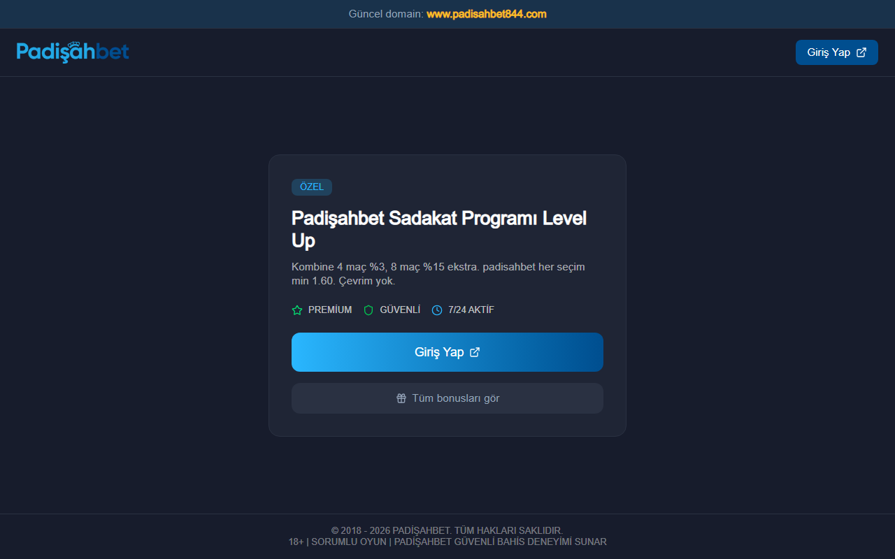 725padisahbet.com screenshot