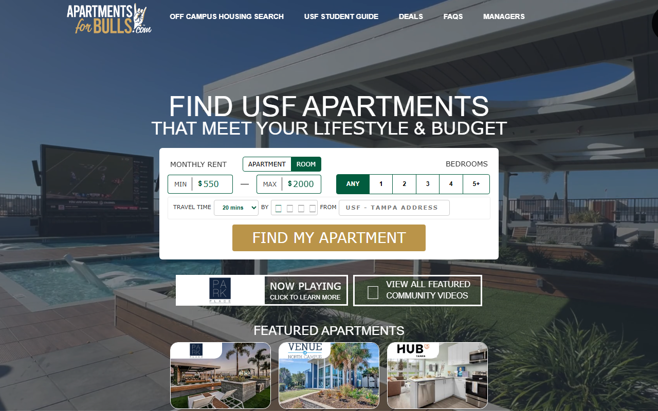 727apartments.com screenshot