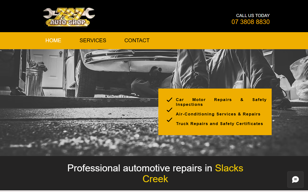 727autoshop.com screenshot
