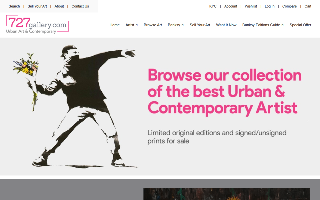 727gallery.com screenshot