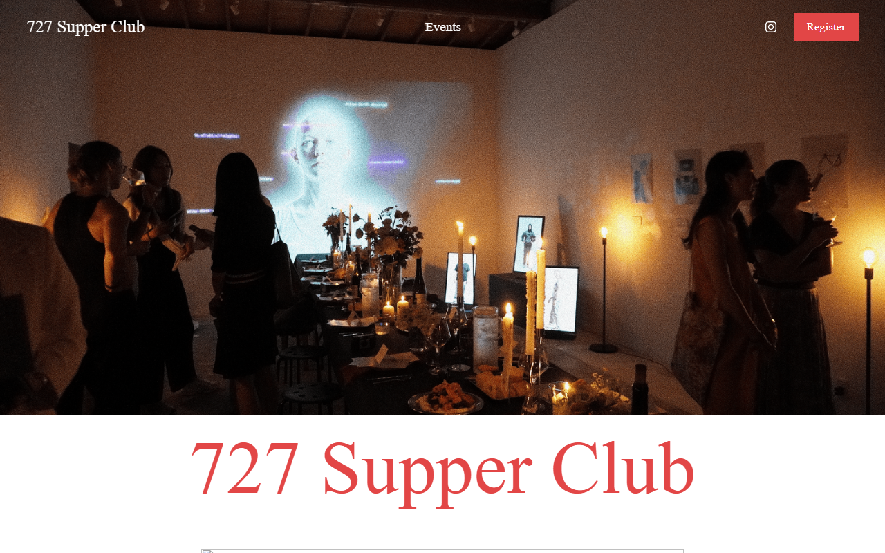727supperclub.com screenshot
