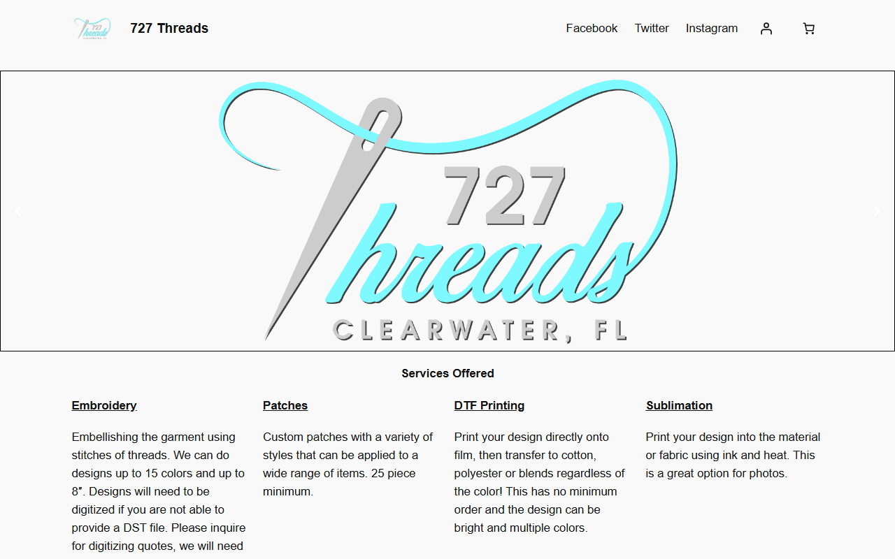 727threads.com screenshot