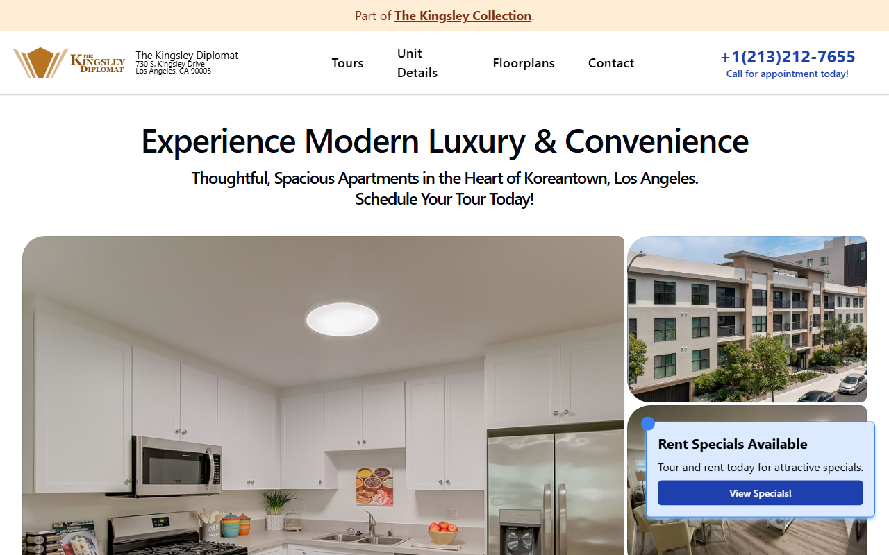 730kingsley.com screenshot