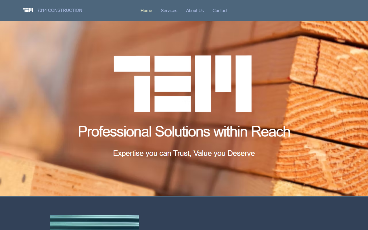 7314construction.com screenshot