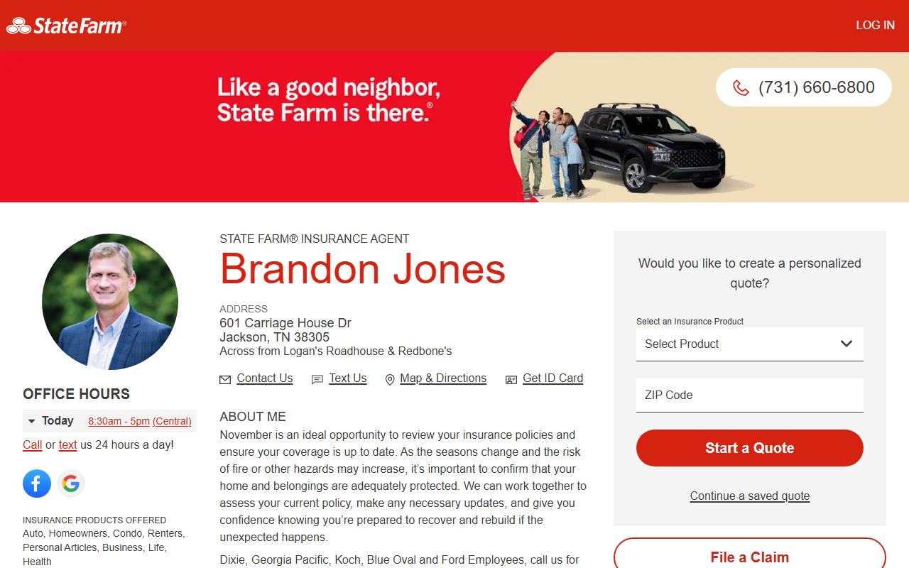 731insurance.com screenshot