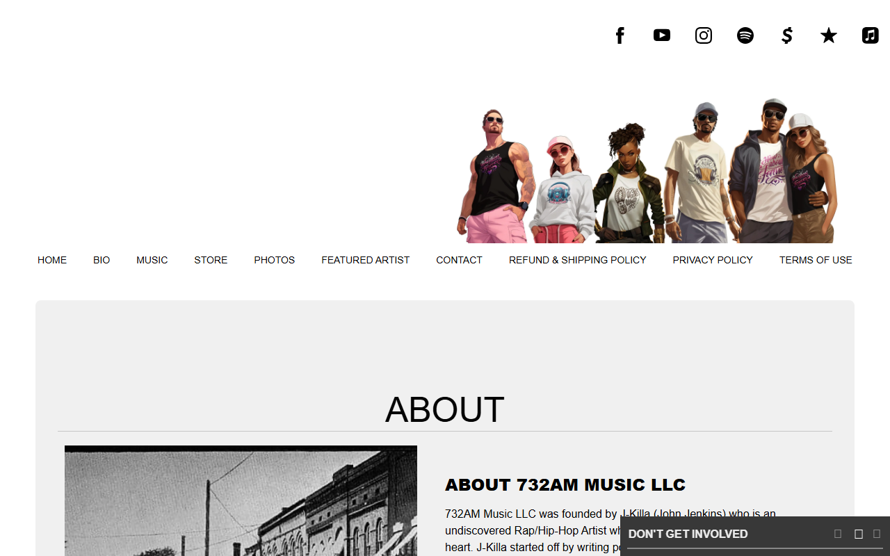 732ammusic.com screenshot