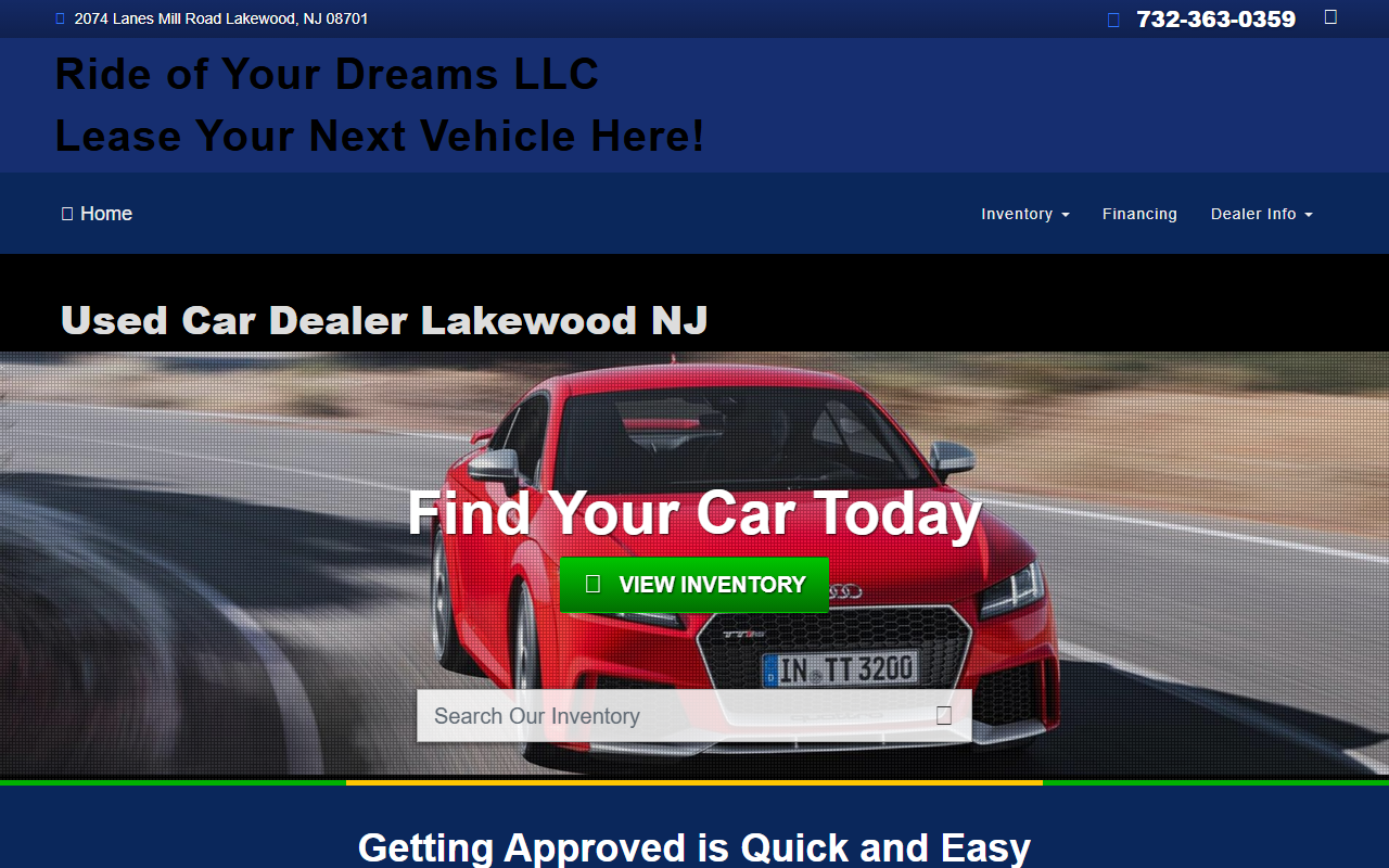 732usedcars.com screenshot