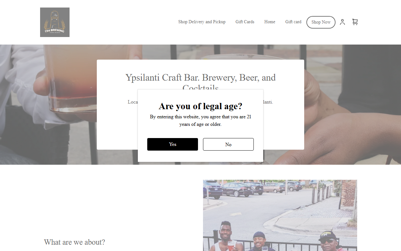 734brewing.com screenshot