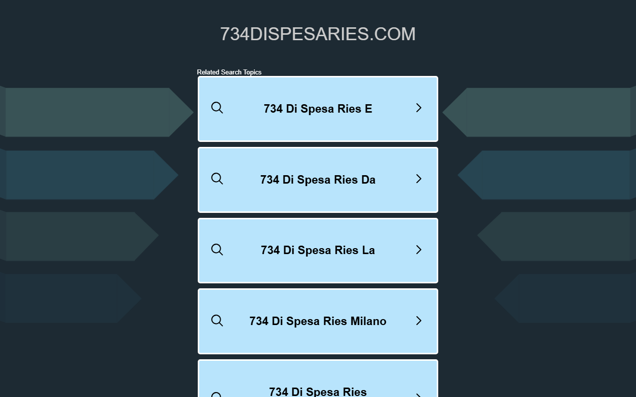 734dispesaries.com screenshot