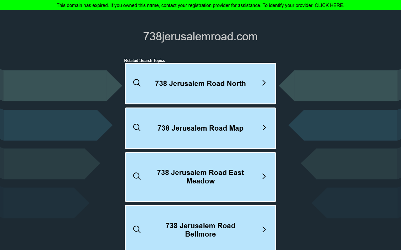 738jerusalemroad.com screenshot
