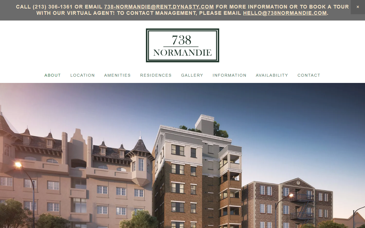 738normandie.com screenshot