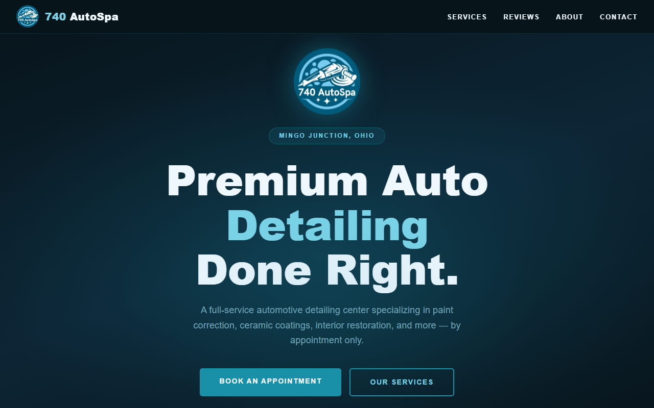 740autospa.com screenshot