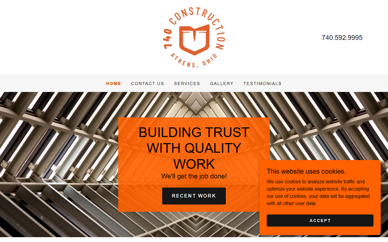 740construction.com screenshot