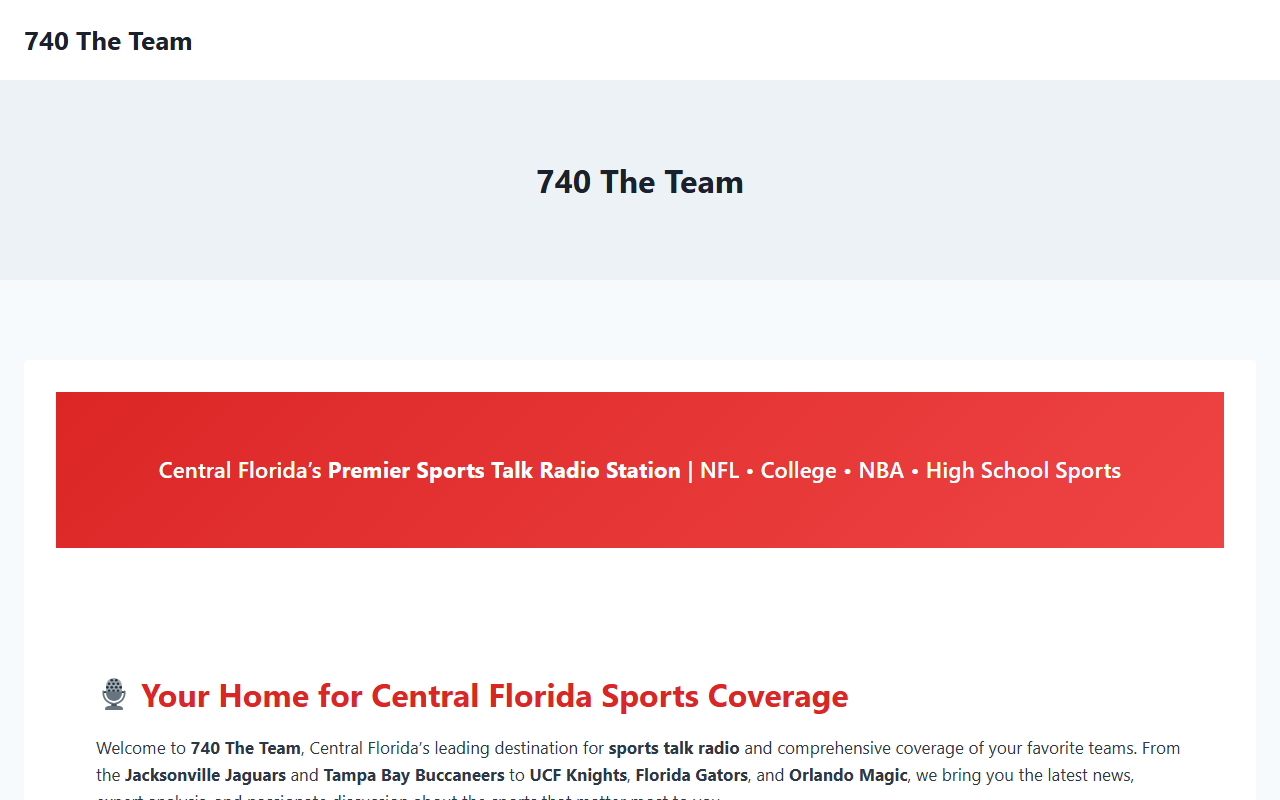 740theteam.com screenshot