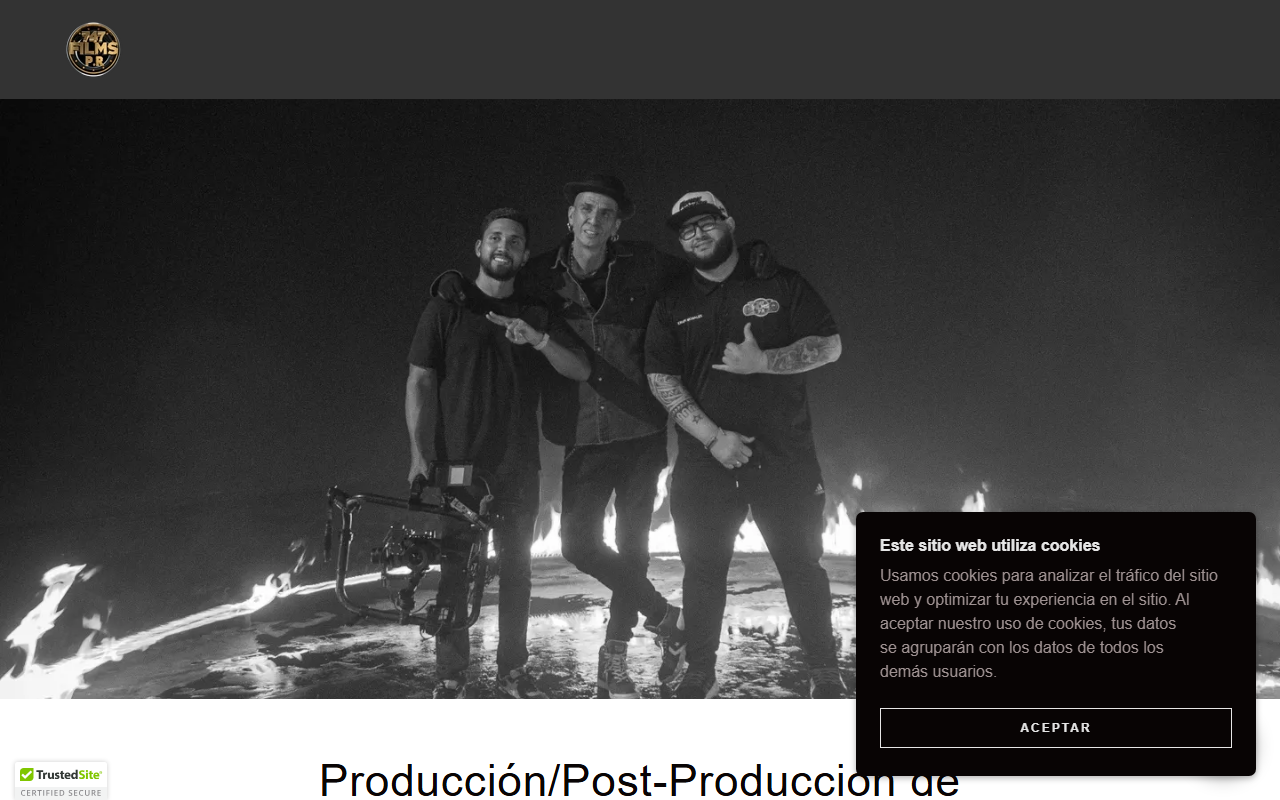 747filmspr.com screenshot