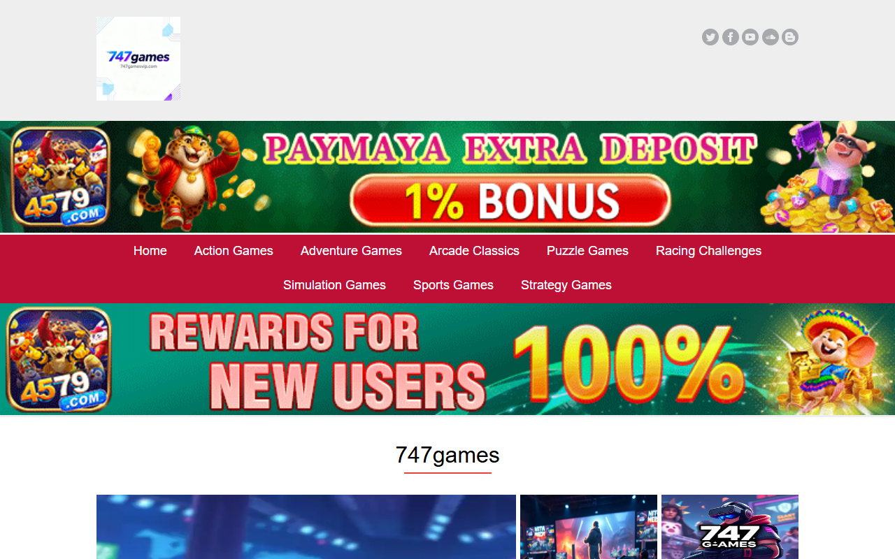 747gamesvip.com screenshot