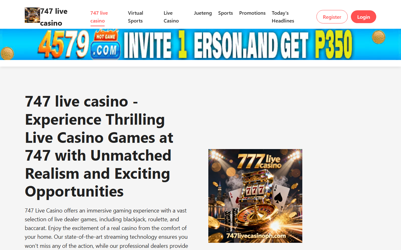 747livecasinoph.com screenshot