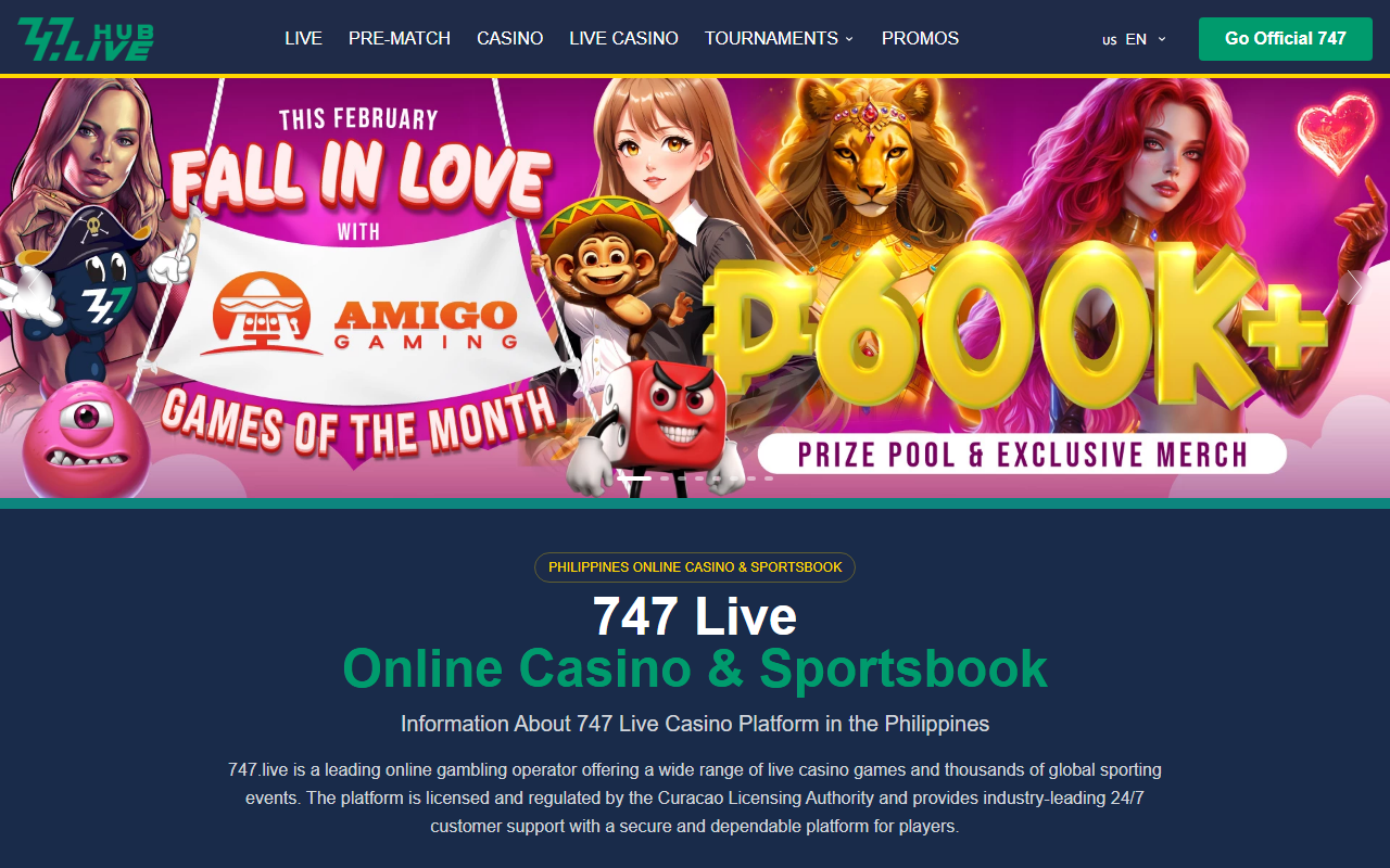 747livehub.com screenshot