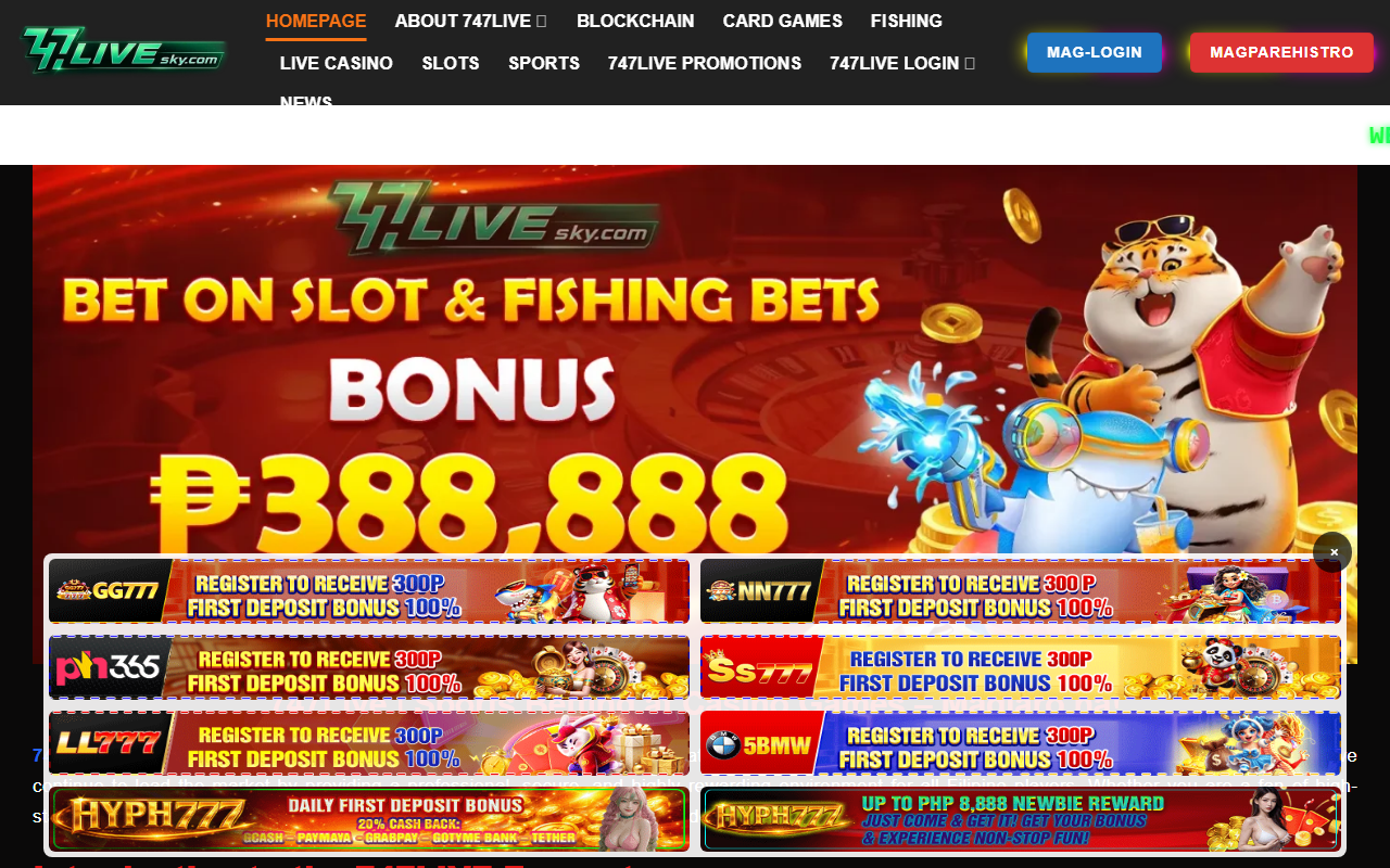 747livesky.com screenshot