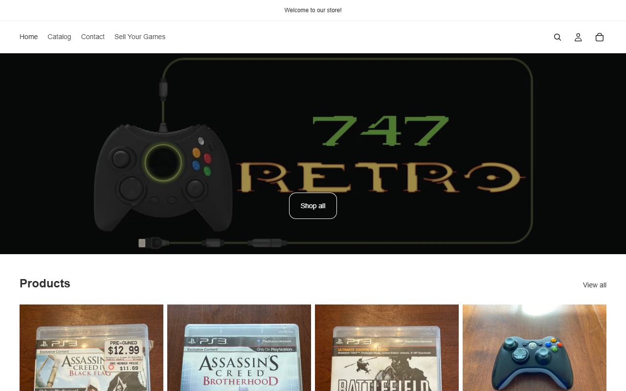 747retrogames.com screenshot