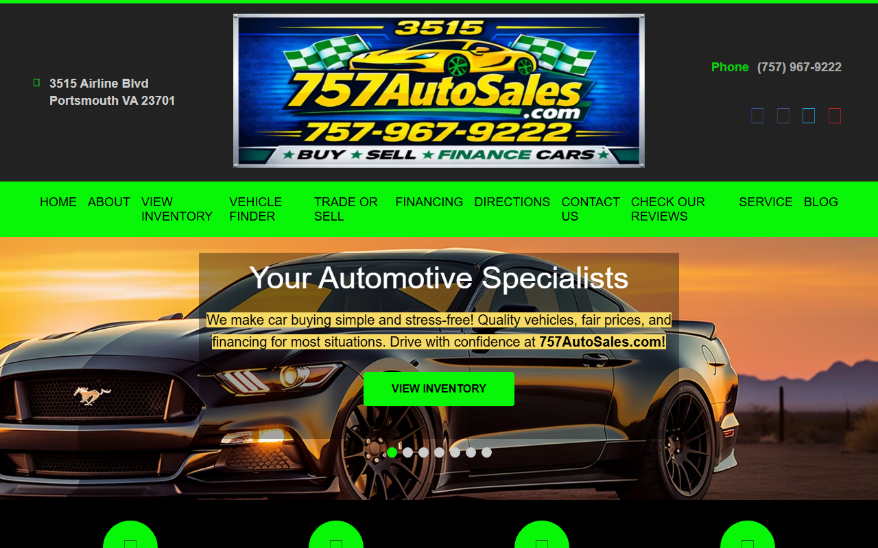 757autosales.com screenshot