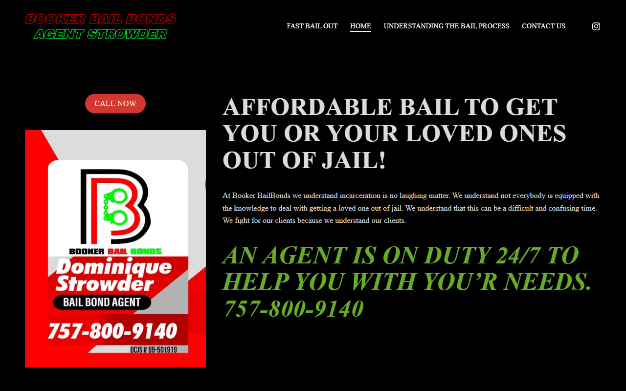 757bailbonds.com screenshot