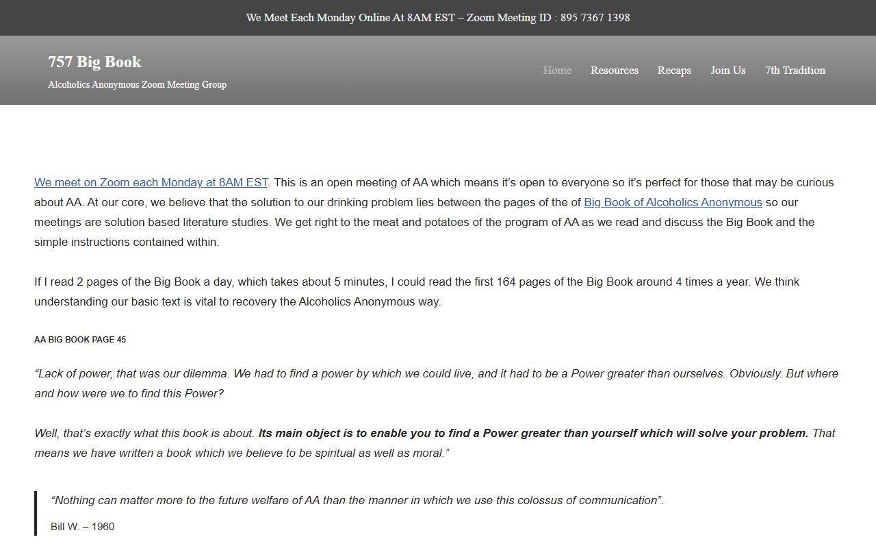 757bigbook.com screenshot