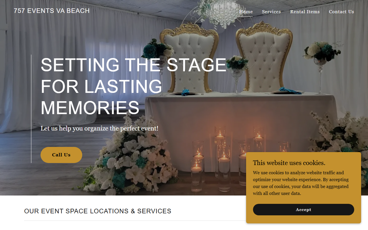 757eventsvabeach.com screenshot