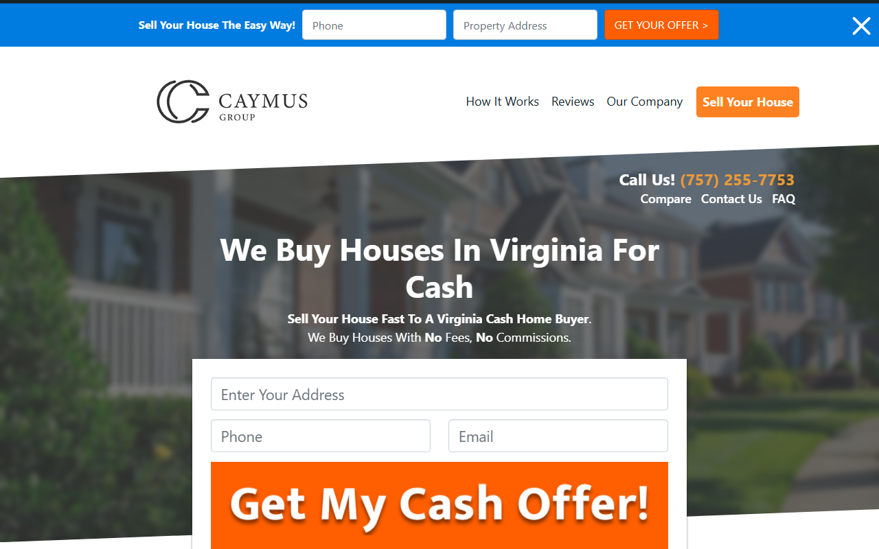757homebuyers.com screenshot