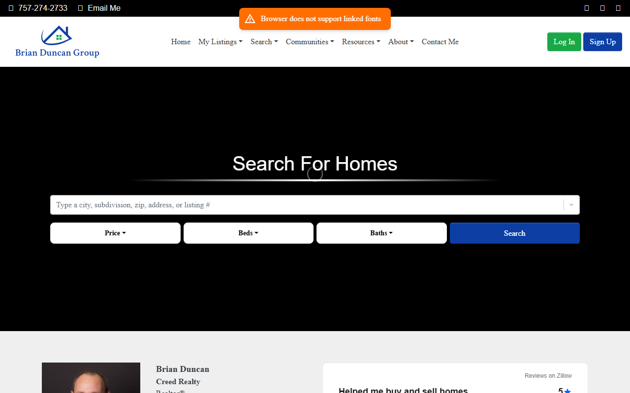 757housefinder.com screenshot