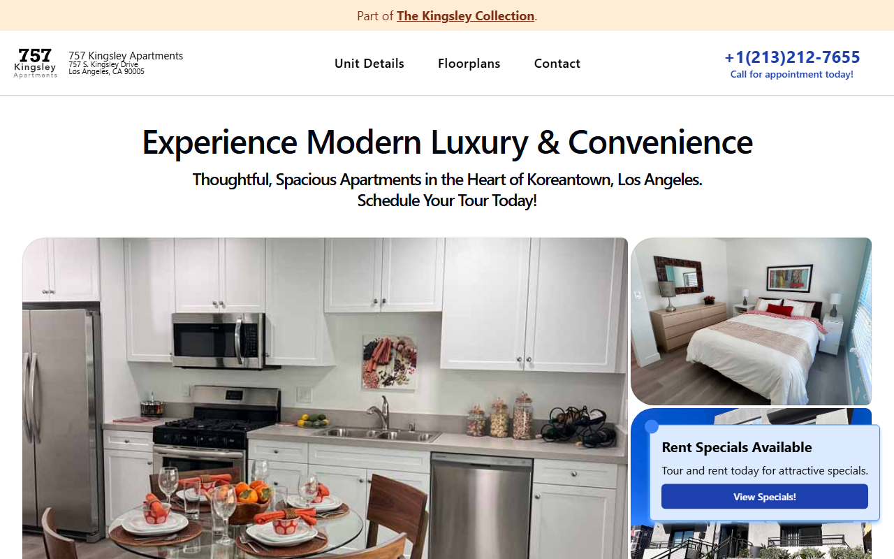 757kingsley.com screenshot