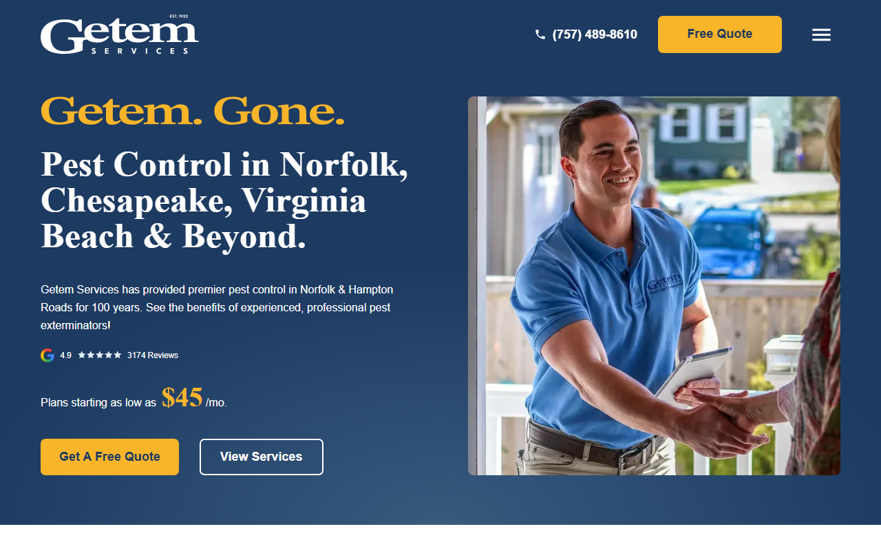 757pestfree.com screenshot