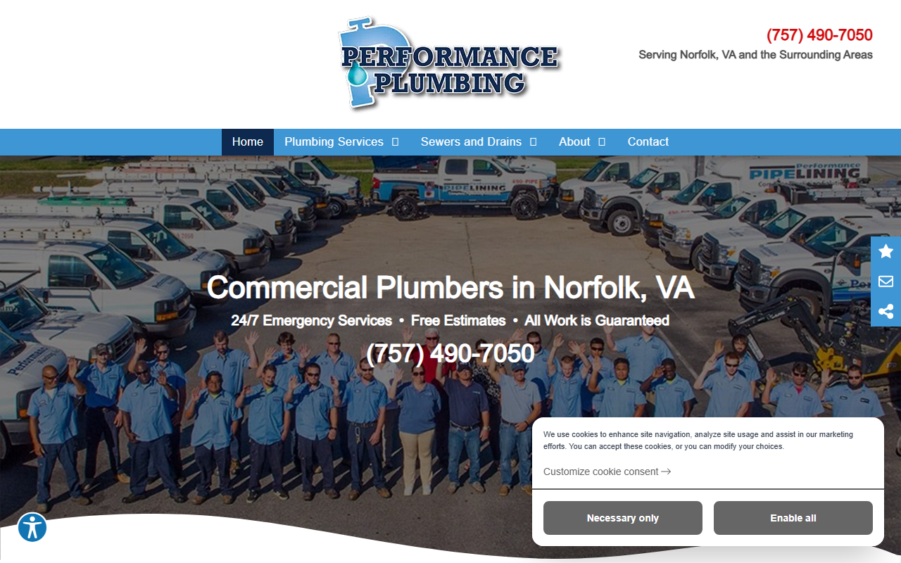 757plumber.com screenshot