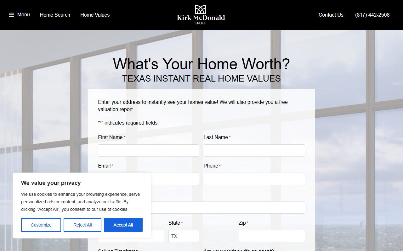 76048homevalues.com screenshot