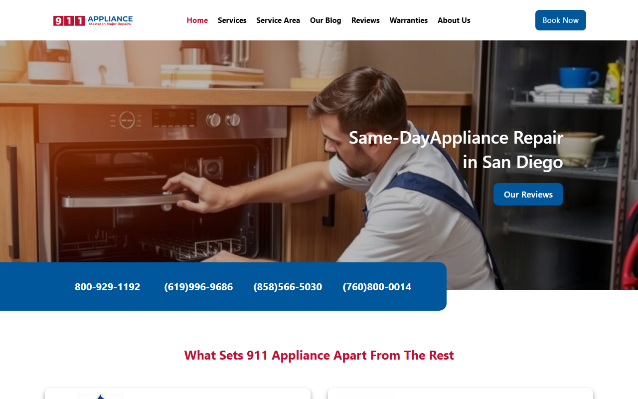 760appliance.com screenshot