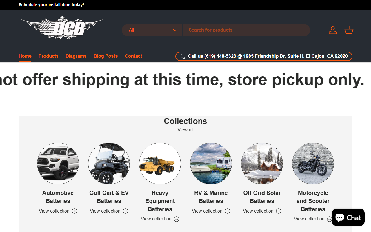 760battery.com screenshot