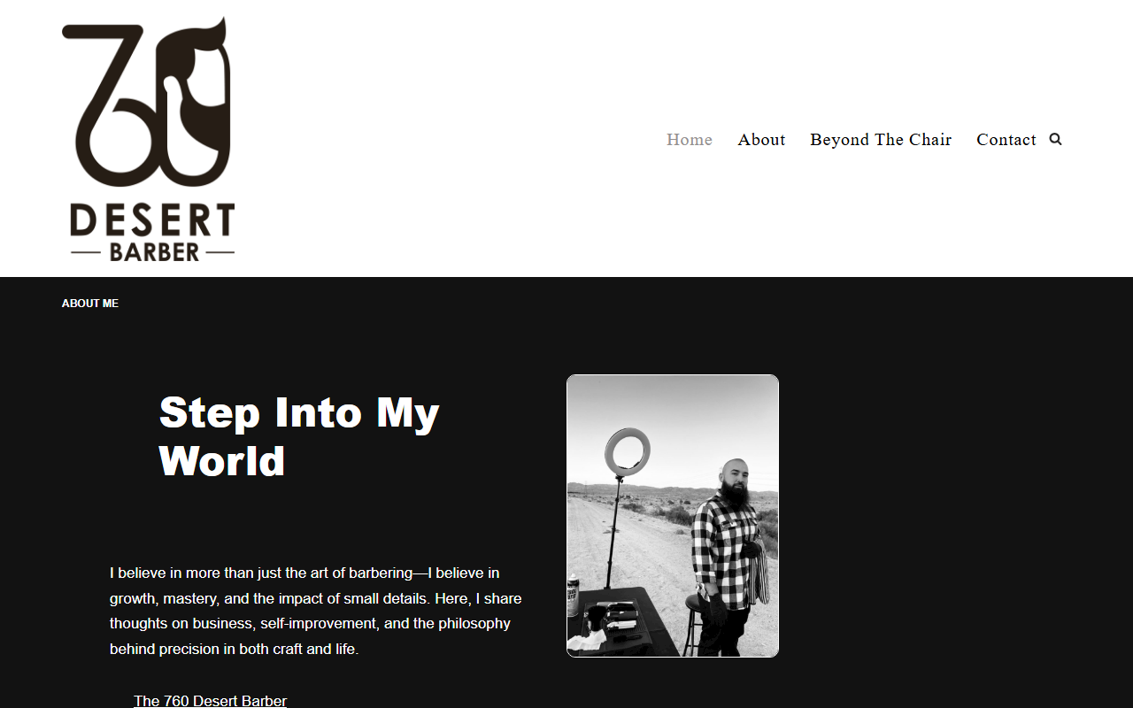 760desertbarber.com screenshot