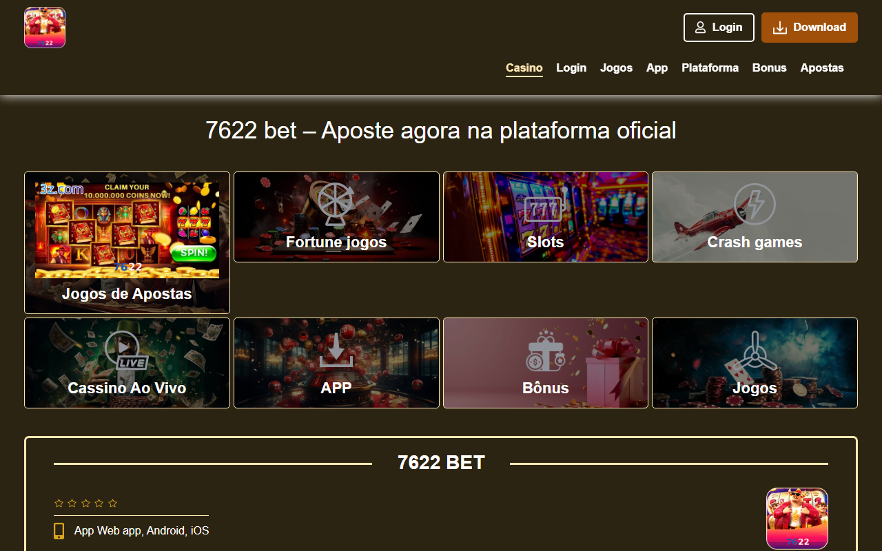 7622-plataforma.com screenshot