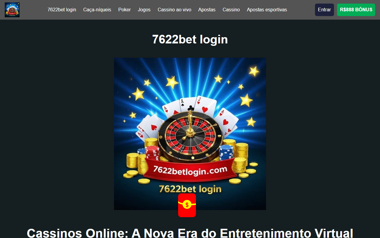 7622betlogin.com screenshot