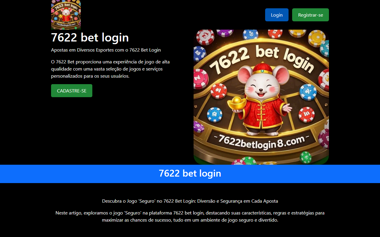 7622betlogin8.com screenshot
