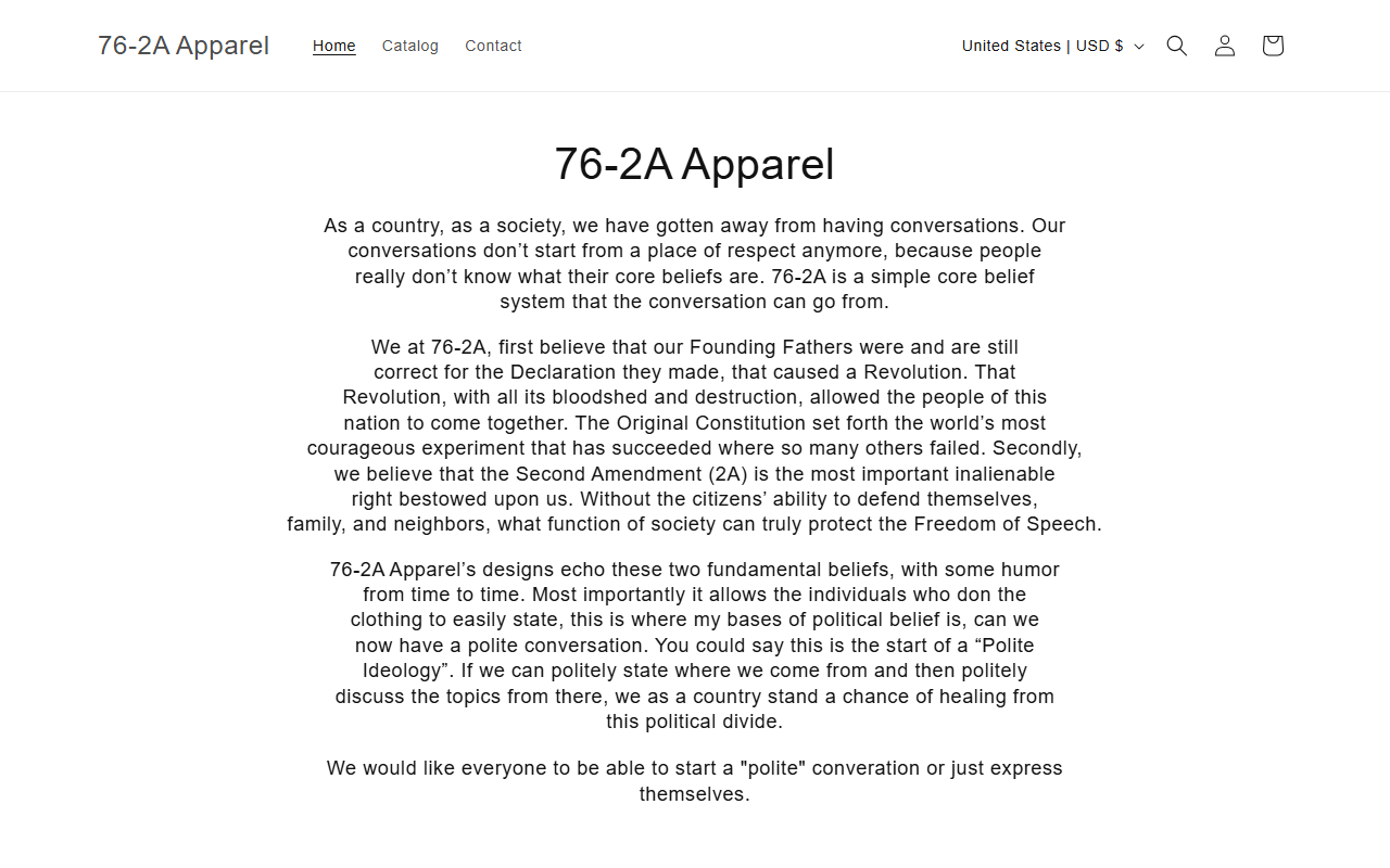 762aapparel.com screenshot