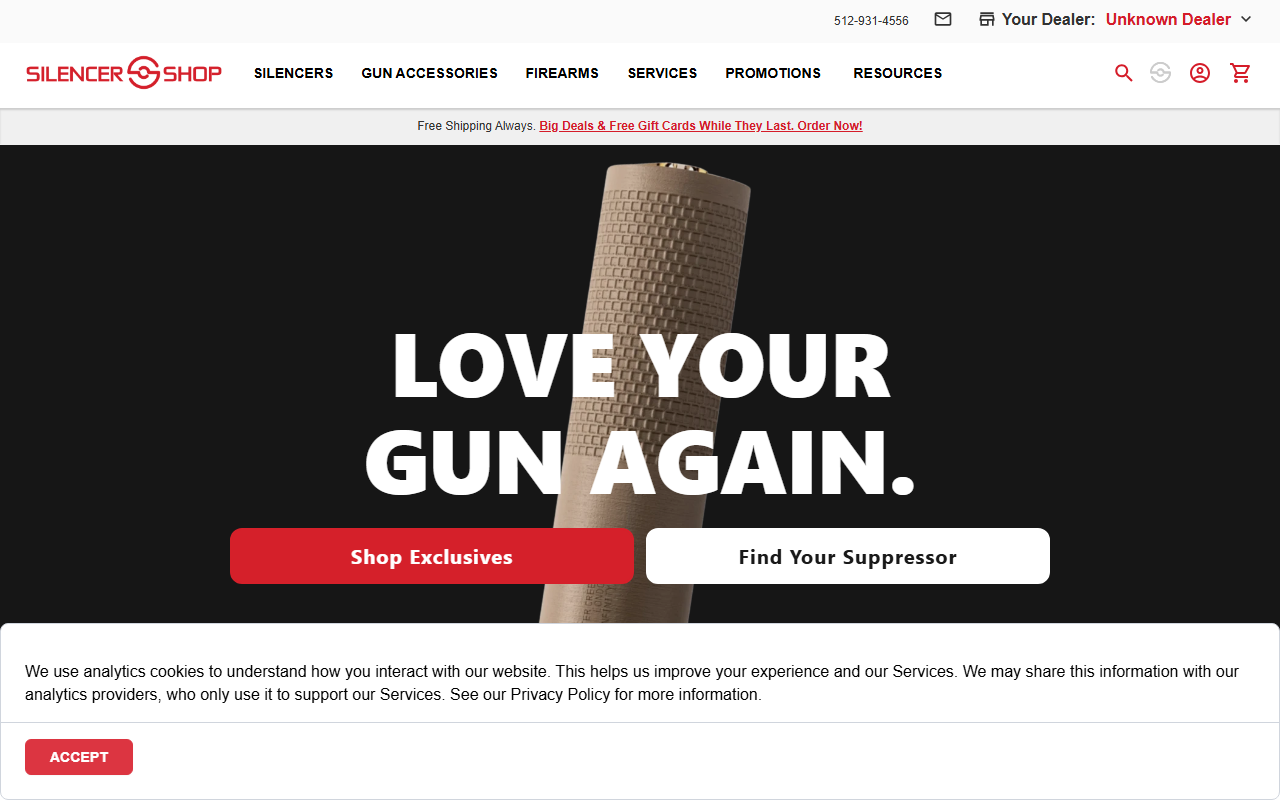 762riflesilencer.com screenshot