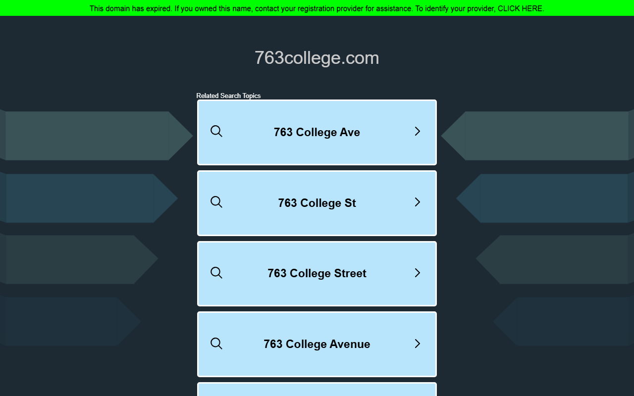 763college.com screenshot