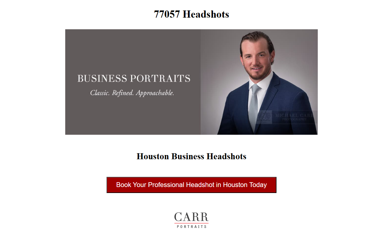 77057headshots.com screenshot